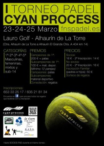 Cyan Process y fnspadel.es se unen para organizar un gran torneo de pádel en Lauro Golf
