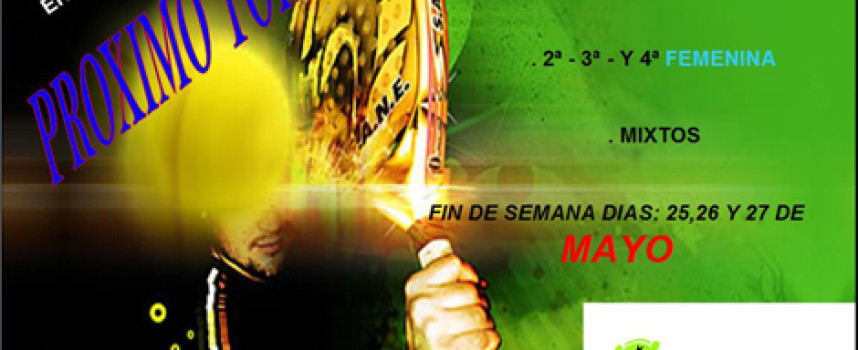 El Club de Raqueta de Benalmádena ultima su próximo torneo para final de mayo