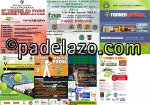 Siete competiciones llaman la atención del pádel amateur el fin de semana en Málaga