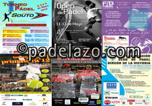 Seis torneos de pádel asoman por el horizonte del fin de semana en Málaga