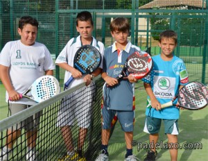 La pasión se adueña de la final sub 12 del Open de Pádel Lloyds Bank en Marbella