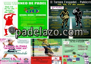 Cinco grandes torneos abren la temporada de verano del pádel amateur de Málaga