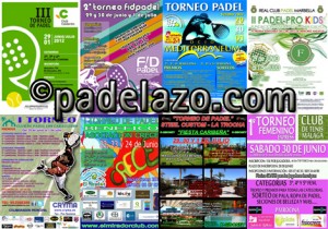 Nueve torneos hacen hervir la pasión por el pádel en la provincia de Málaga
