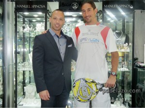 Manuel Spinosa y El Rayo Demianiuk sellan una alianza de oro en torno al pádel