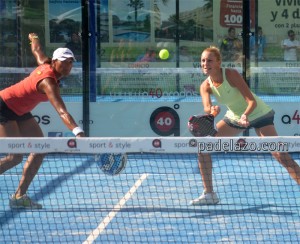 Regan Chanel y Julia Gil final 2 femenina torneo padel hacienda clavero pinos del limonar julio
