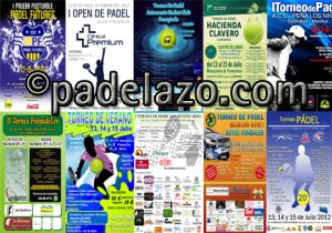 Once torneos de pádel agitan el fin de semana en la provincia de Málaga