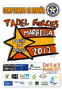 Marbella se prepara para el Campeonato de España Padel Forces para policías y bomberos