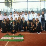 Andalucía campeón masculina y femenino Campeonato España Pádel Selecciones Autonómicas Menores 2012. Foto: FAP.