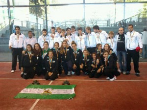 Andalucía brilla en la cima del Campeonato de España de Pádel de Menores por Selecciones Autonómicas