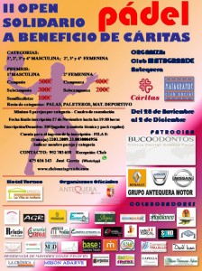 El Open Solidario de Pádel del Club Matagrande repartirá 1600 euros en efectivo