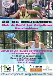 Clínic con Carolina Navarro y Vanessa Zamora en el club Los Caballeros