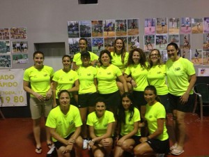 La selección femenina de veteranos de Málaga, campeona de Andalucía. Foto: FAP.