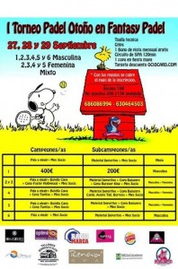 torneo de otoño en fantasy padel malaga octubre 2013