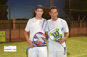Manu Fernandez y Leandro Chino Muñoz padel final de 1ª del torneo steel custom en fuengirola hotel myramar octubre 2013