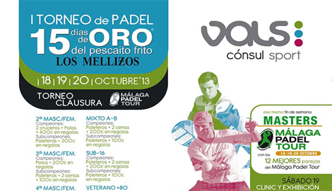 cartel torneo final de malaga padel tour vals sport consul octubre 2013