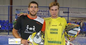 Ernesto Moreno y Fran Tobaria cumplen en la final de 1ª del Torneo de Navidad en Fantasy Padel