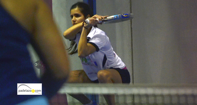 Ana Medina, en la final. ana medina prueba femenina circuito fap malaga fantasy padel marzo 2014