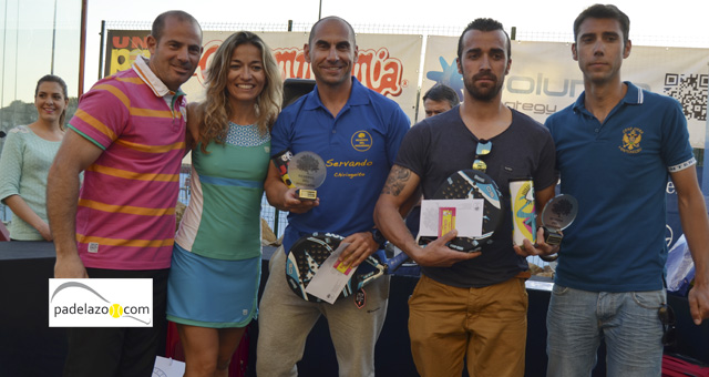 Chico Lozano y José Hormigo, campeones de la 2ª masculina en el I Torneo de Padel Reserva del Higuerón 2014. chico lozano y jose hormigo padel campeones 2 masculina torneo reserva higueron marzo 2014