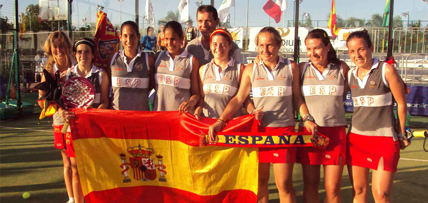 españa-femenino-campeones-cancún-2010-campeonato-mundial-padel-2014