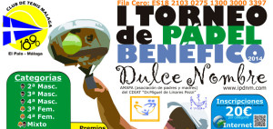 El corazón del padel malagueño se agita a favor del Centro de Atención Temprana Dulce Nombre