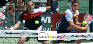 Willy Lahoz y Paquito Navarro dictan la última lección en la final masculina del Campeonato de España de Padel 2014
