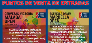 Entradas del World Padel Tour Málaga 2014: dónde comprar