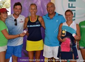 Brilla el padel en el estreno del club Raquetas de Mijas