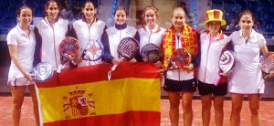 La selección femenina de España, campeona del Mundial de Padel 2014
