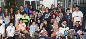 El espectáculo luce con brillo en el Torneo de Navidad de Padel N Sports