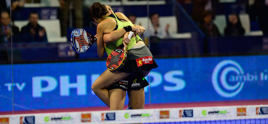La gemelas Sánchez Alayeto conquistan la final femenina del Master 2014 torcida por el infortunio