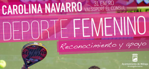 Carolina Navarro, protagonista de una Jornada de Reconocimiento y Apoyo al Deporte Femenino
