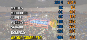 Entradas del World Padel Tour 2015: suben los precios para Barcelona hasta en un 75%