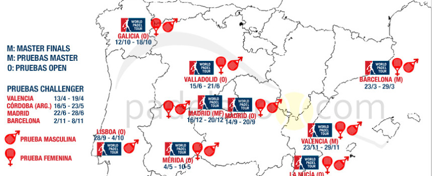Presentado el Calendario World Padel Tour 2015: 5 Master, 10 Open y 4 Challenger
