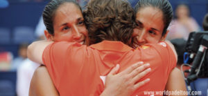 Las gemelas Sánchez Alayeto se hacen locales en el Barcelona Master de World Padel Tour