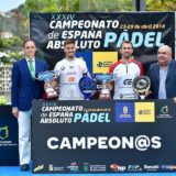 josete rico y victor ruiz campeones espana padel 2018
