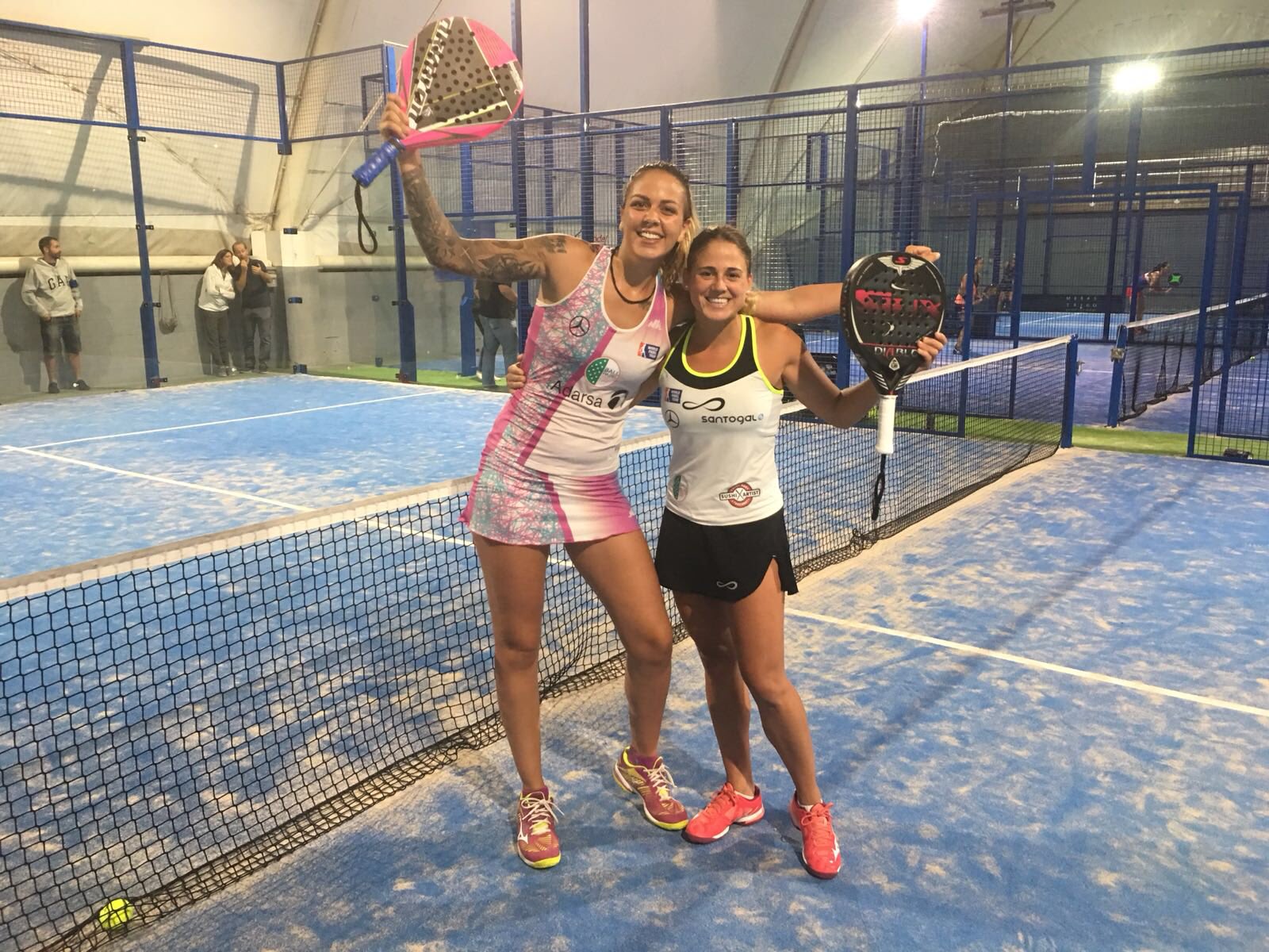 alba galan y mari carmen villalba dieciseisavos final wpt andorra open 2018