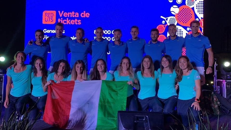 seleccion italia mundial padel 2018