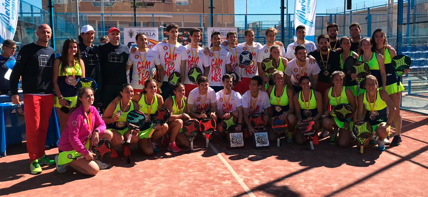 equipos-Damm-campeones-Campeonato-Espana-Padel-Equipos-1ª-categoria-2019