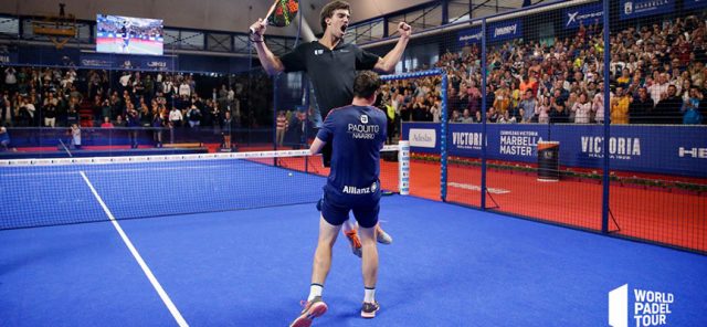 La apoteósica remontada de Juan Lebrón y Paquito Navarro enloquece a la grada en semifinales del Master de Marbella