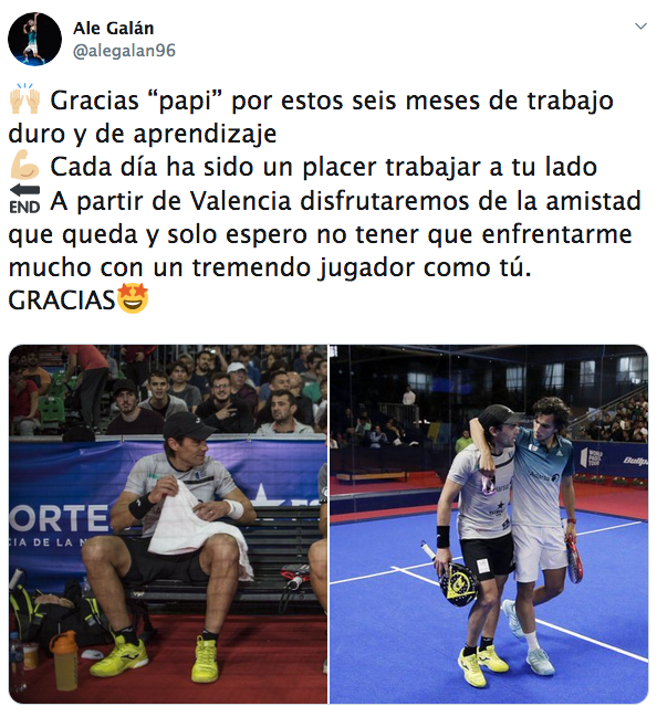 anuncio de separación de Ale Galan y Juani Mieres