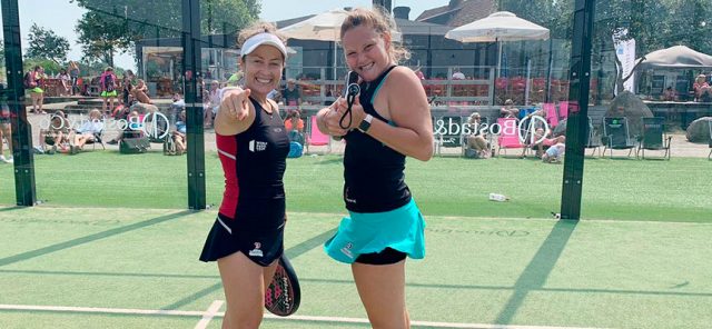 El viento sacude la primera ronda del cuadro femenino del Euro Finans Swedish Padel Open 2019