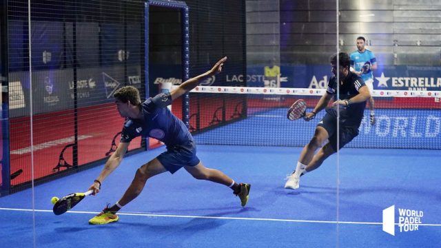 El vértigo de Galán y Lebrón derriba la puerta de acceso a la gran final en Madrid
