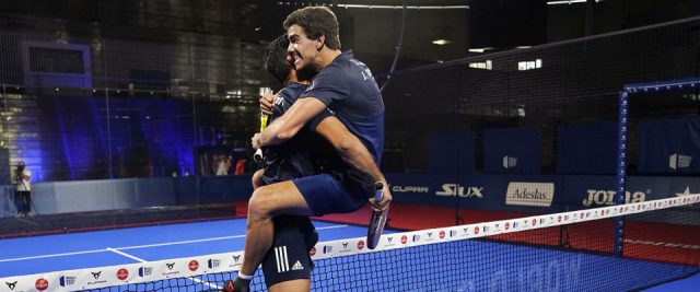 Lebrón y Galán vuelan sobre la moqueta para conquistar su primer título