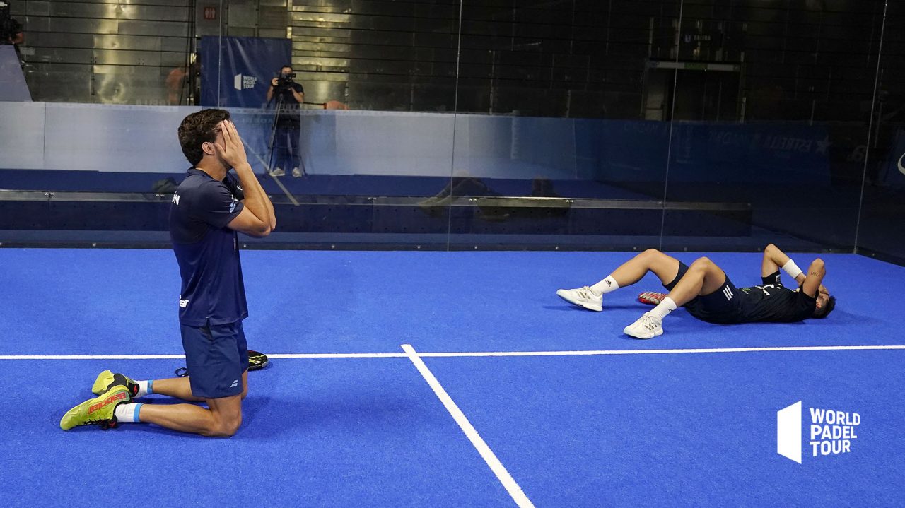 lebron galan celebracion triplete final masculina adeslas open 2020