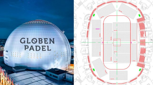 El pádel coge altura en Suecia: abre Globen Padel