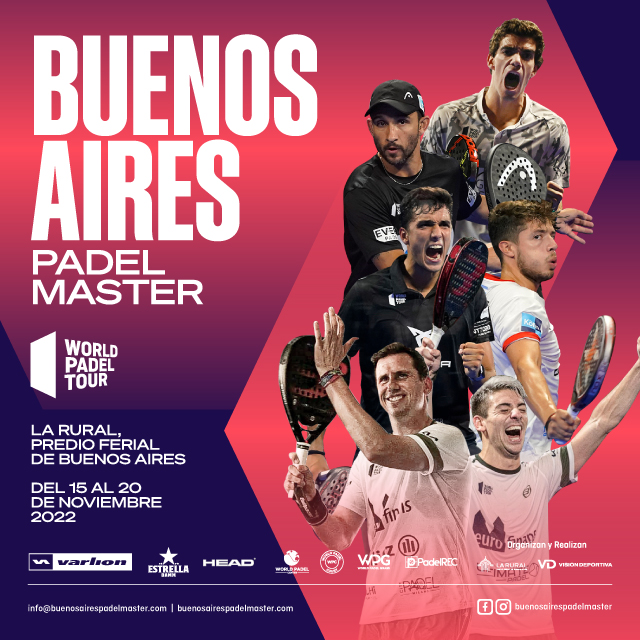 Cartel Buenos Aires Pádel Master 2022