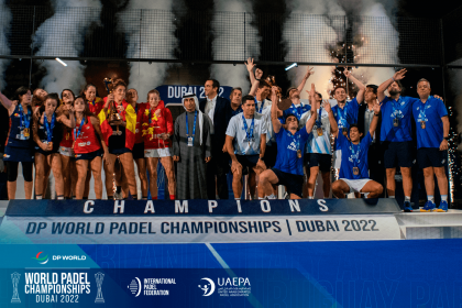 Argentina y España campeones Mundial Pádel 2022 Dubai