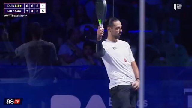 Pablo Lijó gesto Buenos Aires Padel Master