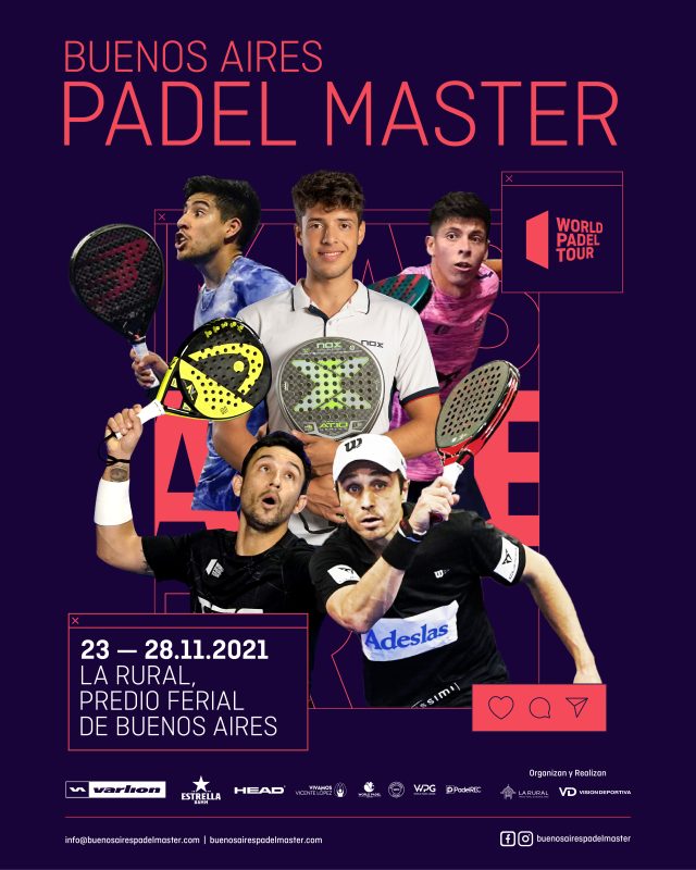 Cartel Buenos Aires Pádel Master 2021