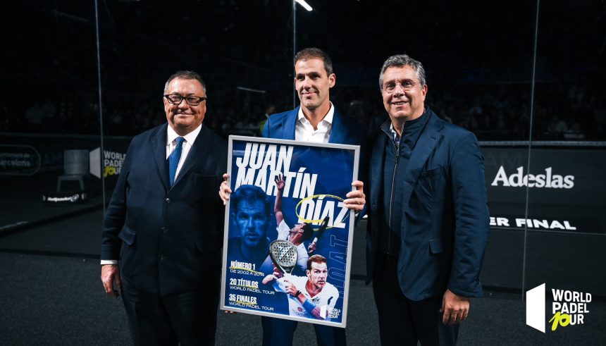 homenaje World Padel Tour Juan Martín Díaz 2023 Barcelona